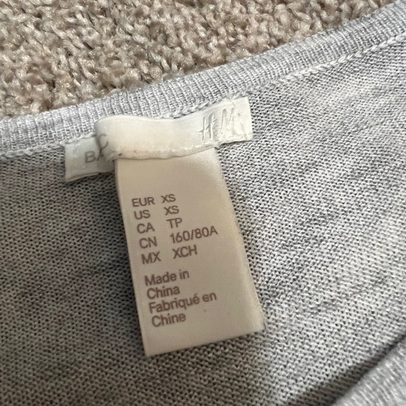 Grey comfy long sleeve tee - Picture 2 of 3